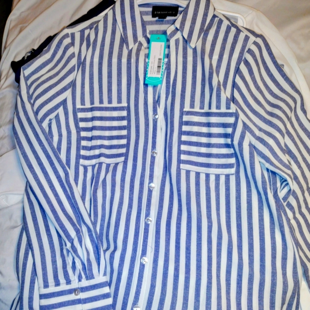 Fortune & Ivy long sleeve button up shirt